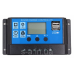 20А 12/24В Контролер заряду сонячних батарей (модулів) ШІМ (PWM) з Дисплеєм + 2USB Контролер заряду
