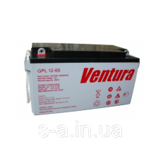 65Ач Гелевий акумулятор Ventura для систем резервного та автономного живлення, СЕС, VG 12-65 Gel 12V 65Ah, GEL