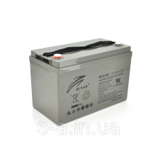 Акумуляторна батарея AGM RITAR DC12-100, Gray Case, 12V 100Ah ( 328 x 172 x 215 (220) Q1