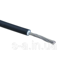 PV кабель 6мм2 H1Z2Z2-K 1*6 blac для сонячних панелей (модулів) Кабель фотовольтаический для СЭС (цвет черный)