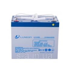 60Ah GEL Акумуляторна батарея 12V 60,0 Ah GEL Luxeon LX12-60G для систем резервного та автономного живлення,