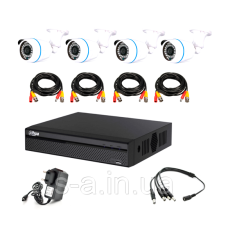 Комплект відеоспостереження Outdoor 004-4-1MP Dahua+MERLION