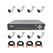 Комплект відеоспостереження Outdoor 006-8-1MP Pipo+MERLION