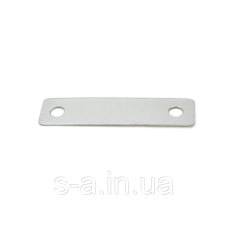 Перемичка алюмінієва для з“єднання акумуляторних комірок 50*1*13 мм
