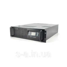 ДБЖ з правильною синусоїдою ONLINE Ritar RT-10KS-LCD, RACK 10000VA (9000Вт), 192 В, Встроена батарея 12V 7,5