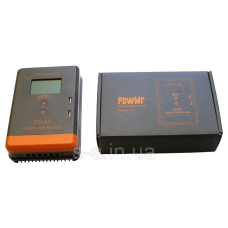 12/24В MPPTКонтролер заряду POWMr 1230 (MPPT, струм 30А, 12/24В, РК індикатор, 2xUSB 5В, підтримка LiFePO